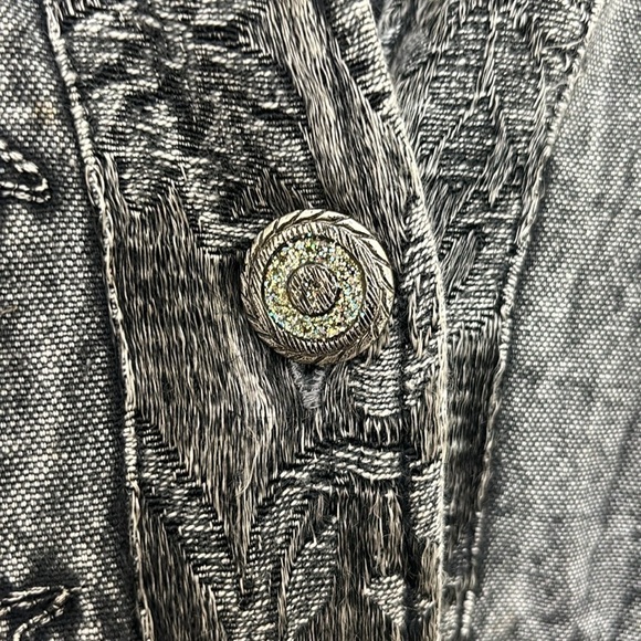 Flashback denim jacket with sparkle detail! - Picture 3 of 8